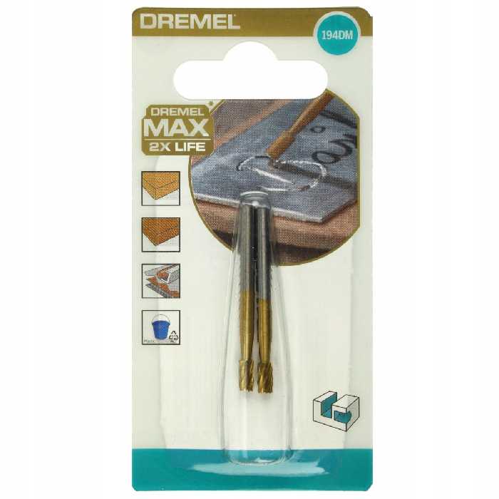 سری فرز مینیاتوری درمل مدل 194DM مجموعه 2 عددی