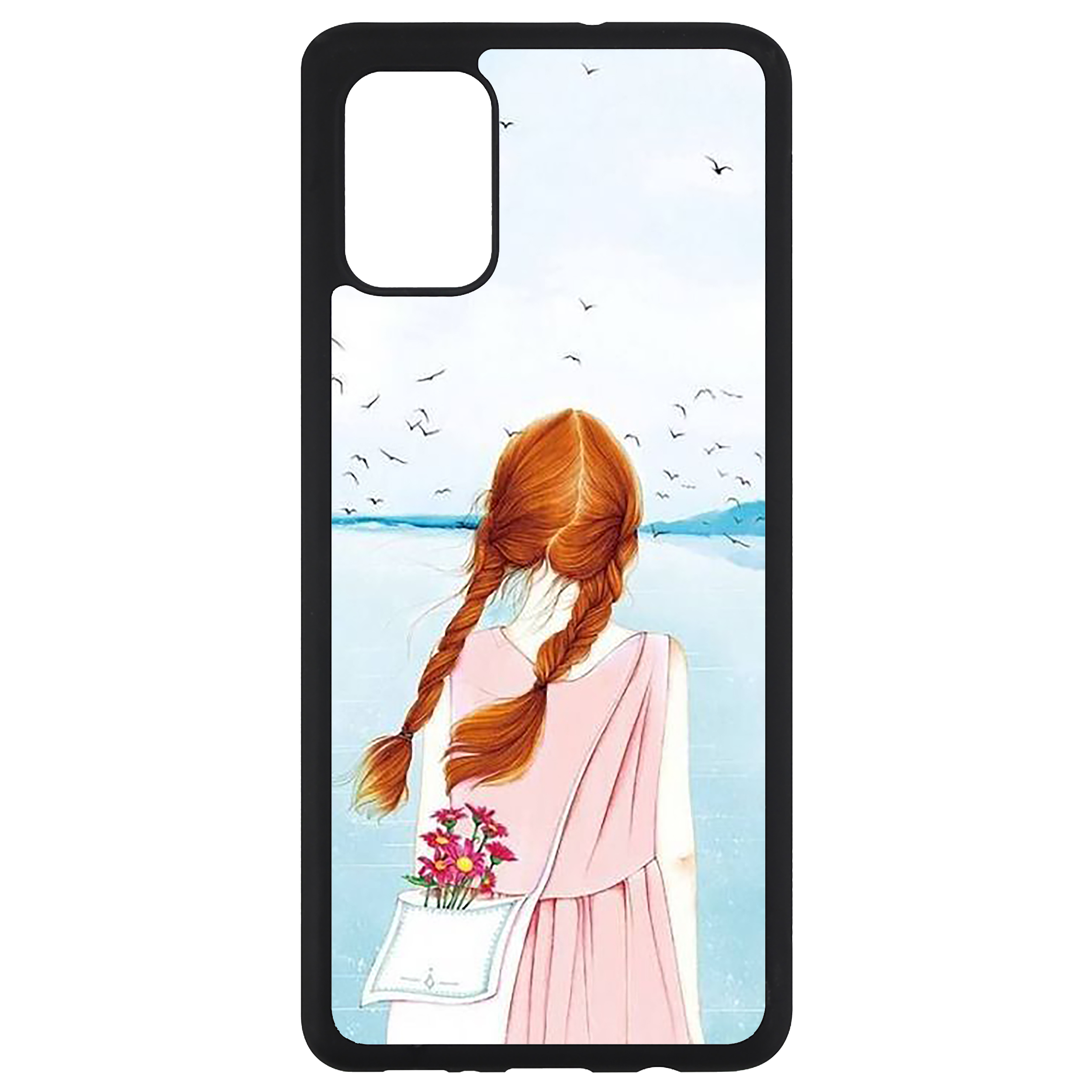 کاور طرح دختر مدل CHL50213 مناسب برای گوشی موبایل سامسونگ Galaxy A71