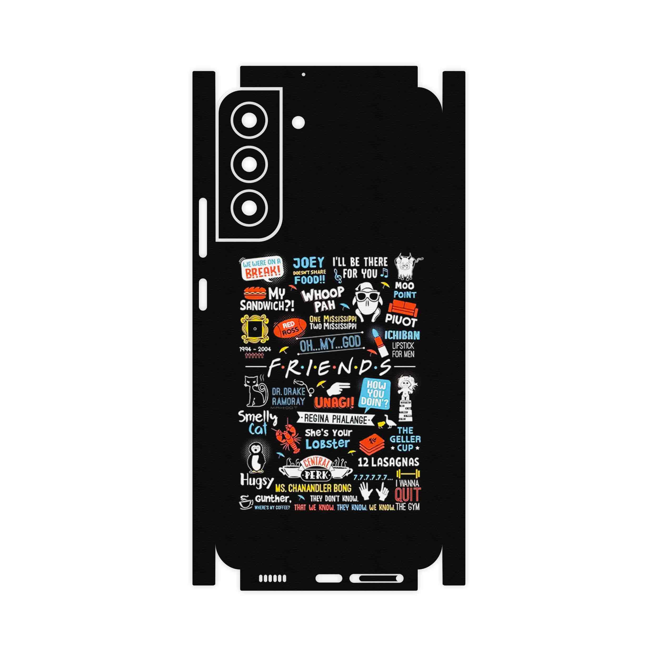 برچسب پوششی ماهوت مدل Friends 2-FullSkin مناسب برای گوشی موبایل سامسونگ Galaxy S22 Plus 5G