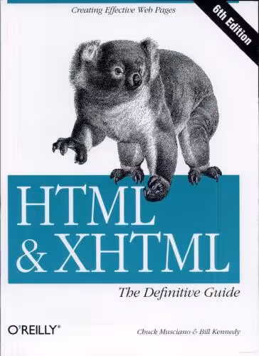خرید و دانلود نسخه کامل کتاب HTML &amp; XHTML: The Definitive Guide, 6th edition