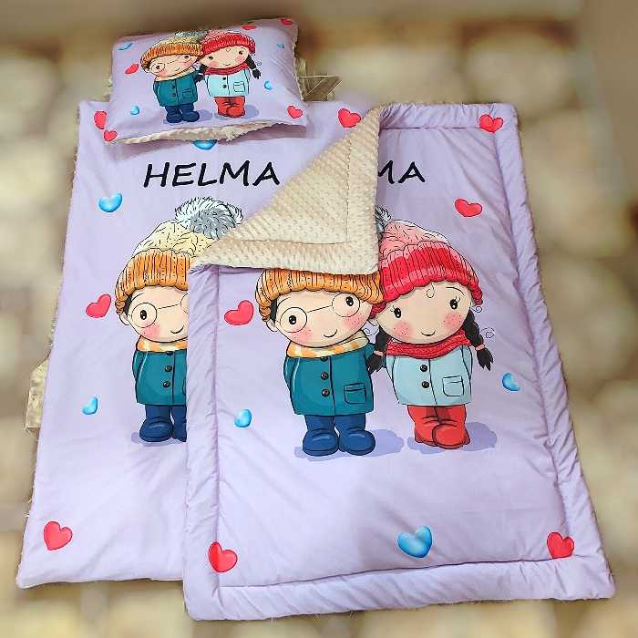 تشک و پتو کودک نوجوان آرکولند سایز 100در 140پتو و 90در 120 تشک 