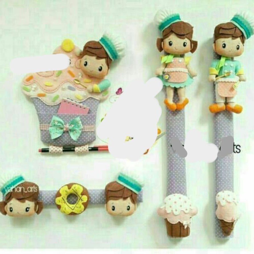 ست دستگیره یخچال و گاز و جا یادداشتی