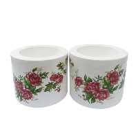 جاشمعی طرح گل کد M 9 بسته 2 عددی