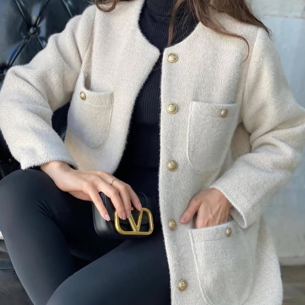 پارچه بافت شنل لمزو بوکله ،شیک خاص 