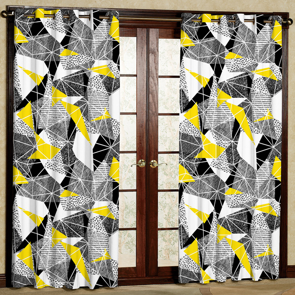 پرده مدل چاپی هازان پانچی کد442 سایز 200x140 سانتی متر