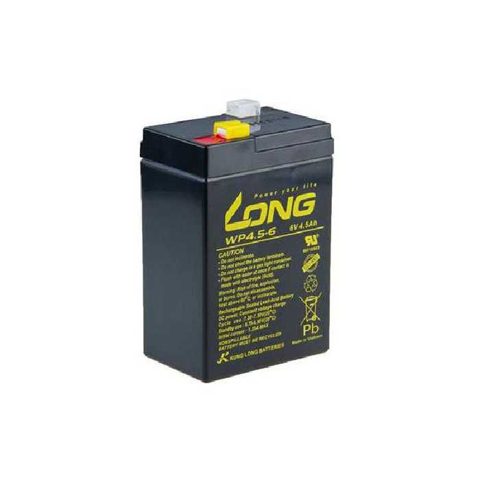 باتری یو پی اس 6 ولت 4.5 آمپر ساعت لانگ مدل WP4.5-6