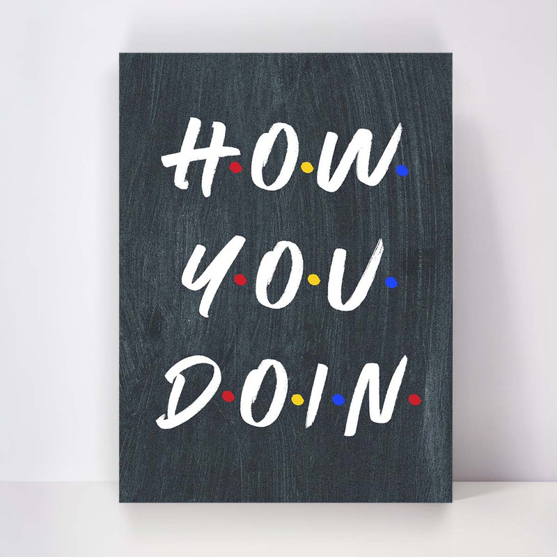 تابلو شاسی مدل Friends کد S-2175 | دنیای قاب