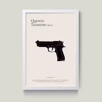 تابلو مدل مینیمال Tarantino کدS1413-w