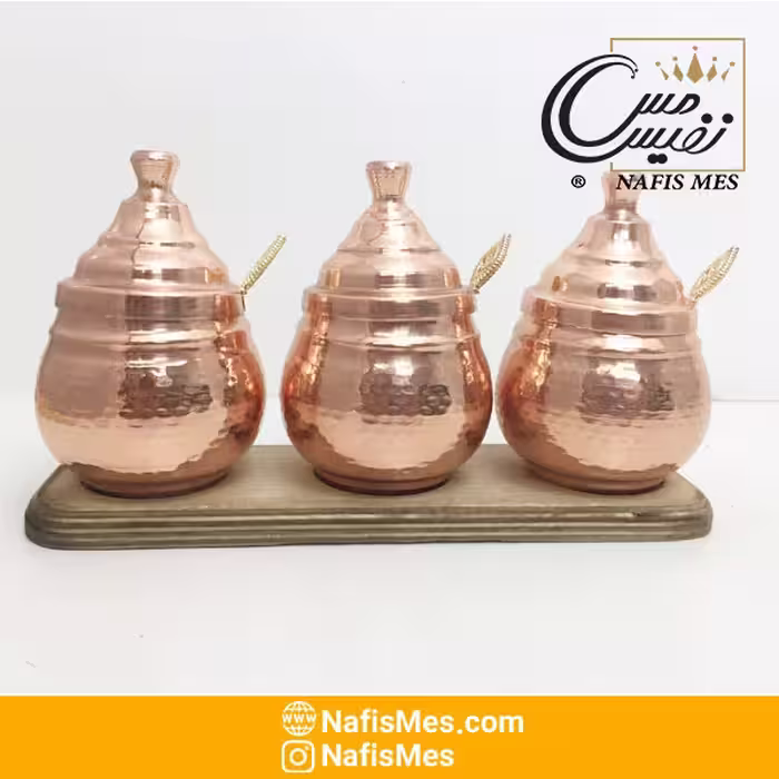 جا ادویه مسی چکشی مدل آیلین تولید زنجان