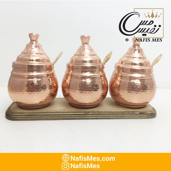 جا ادویه مسی چکشی مدل آیلین تولید زنجان