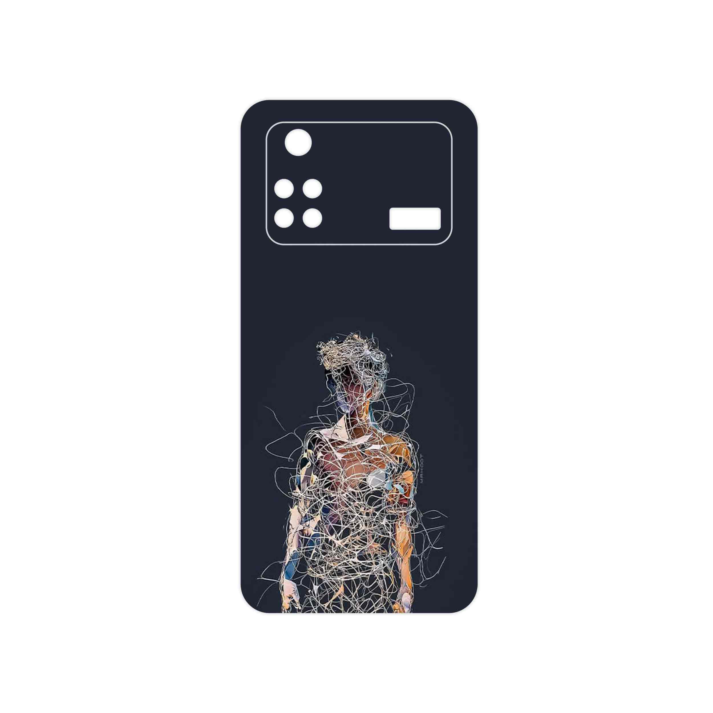 برچسب پوششی ماهوت مدل Strings Digital Art 1 مناسب برای گوشی موبایل شیائومی Poco M4 Pro 4G