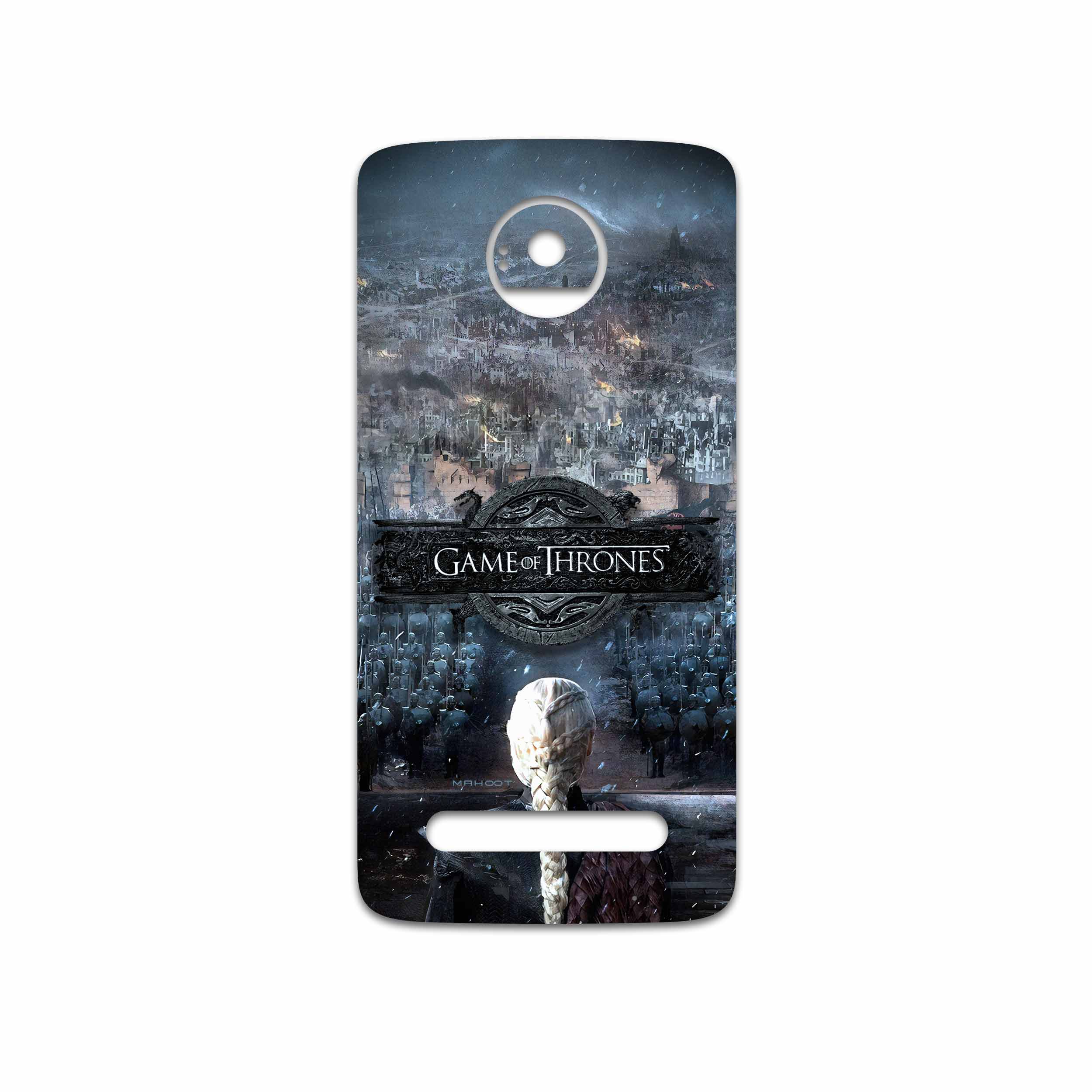 برچسب پوششی ماهوت مدل Game of Thrones مناسب برای گوشی موبایل موتورولا Moto Z2 Play
