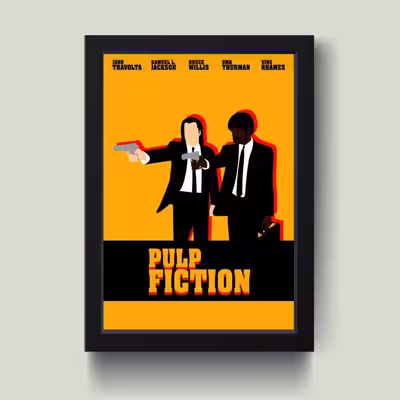 تابلو مدل Pulp Fiction کد S2506-b