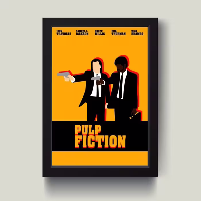 تابلو مدل Pulp Fiction کد S2506-b
