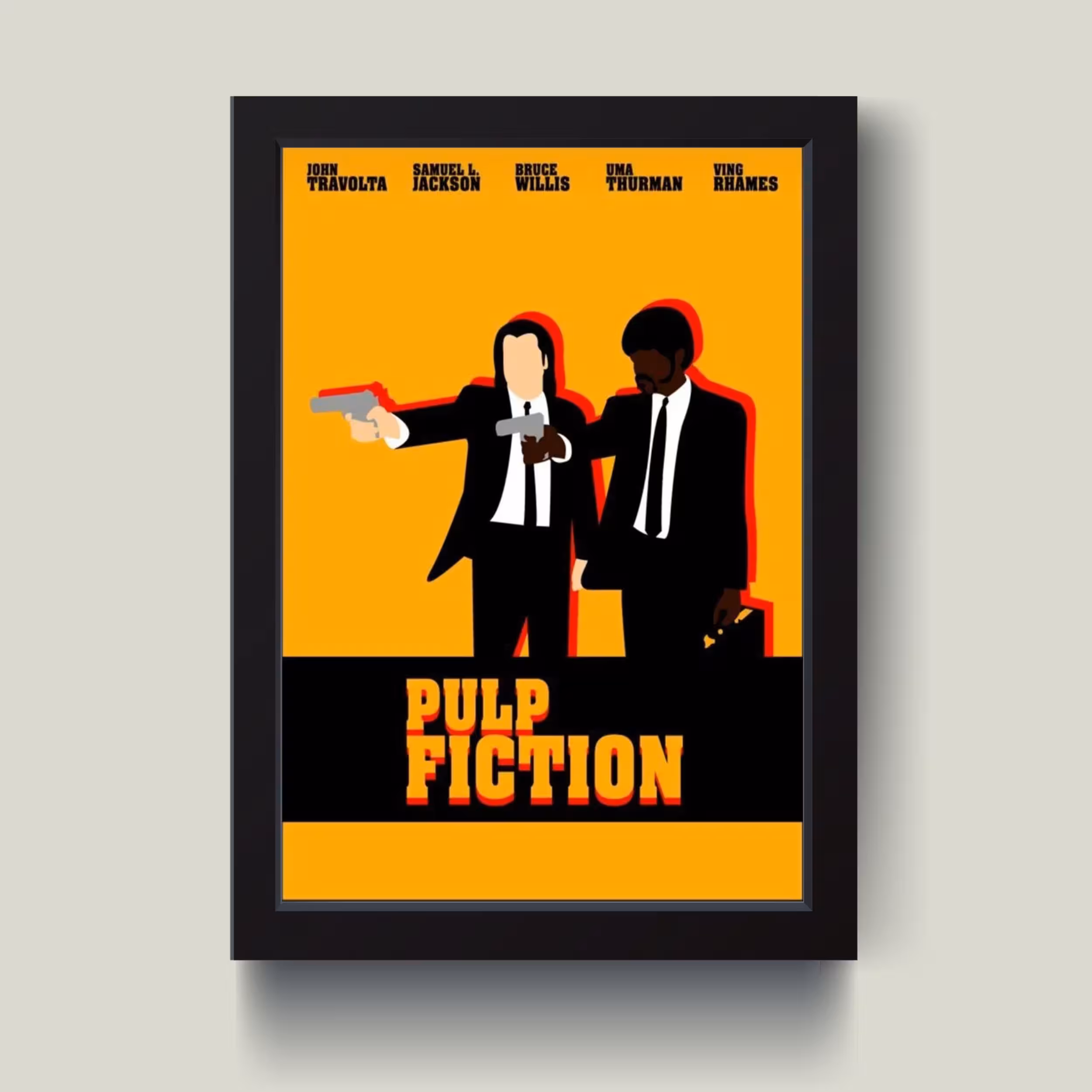 تابلو مدل Pulp Fiction کد S2506-b