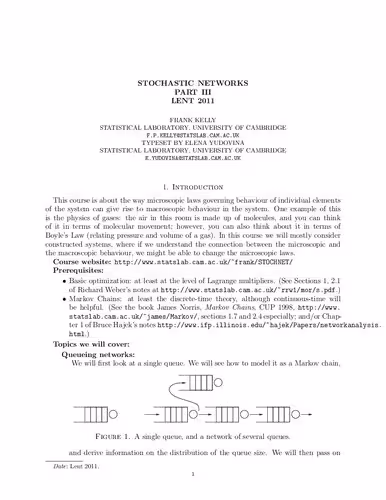 خرید و دانلود نسخه کامل کتاب Stochastic Networks
