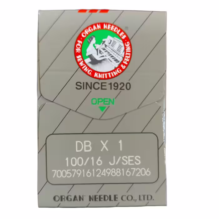 سوزن چرخ خیاطی ارگان مدل راسته DB16 بسته 10 عددی