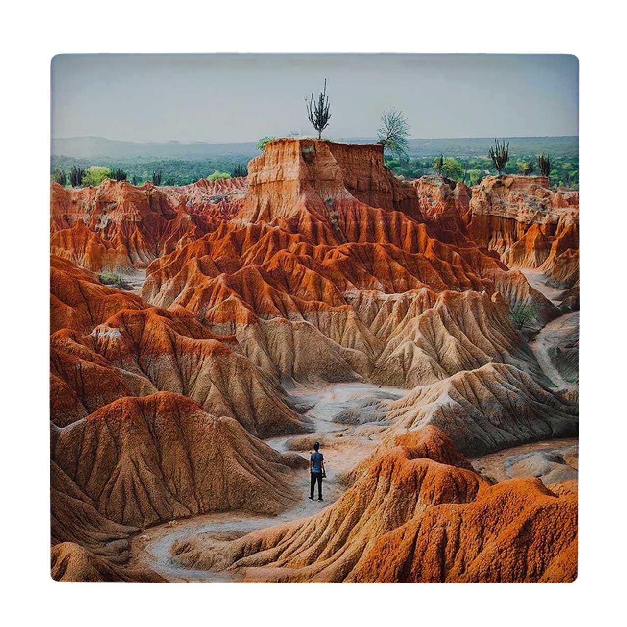 کاشی کارنیلا طرح تپه های بیابانی کد wkk3051