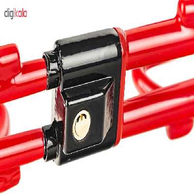 قفل فرمان دوبل دسته دار خودرو مدل 6887 