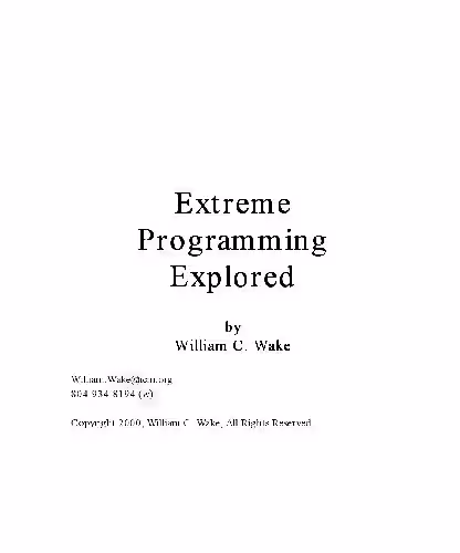 خرید و دانلود نسخه کامل کتاب Extreme programming explored