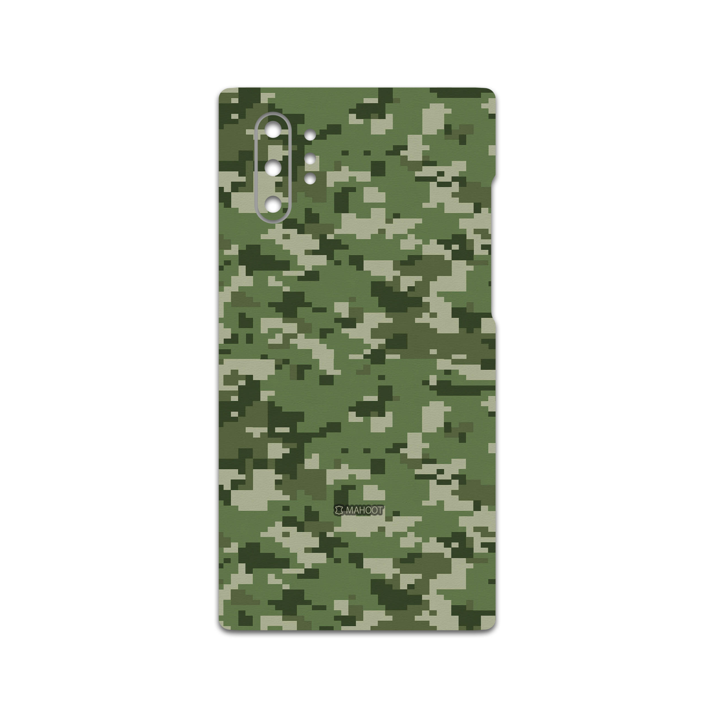 برچسب پوششی ماهوت مدل Army-Green-Pixel مناسب برای گوشی موبایل سامسونگ Galaxy Note 10 Plus