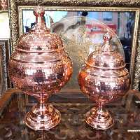 آجیل خوری مسی گنبدی در دار برند فضلی نانو شده