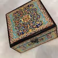 جعبه چوبی زعفران مکارتی