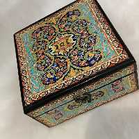 جعبه چوبی زعفران مکارتی