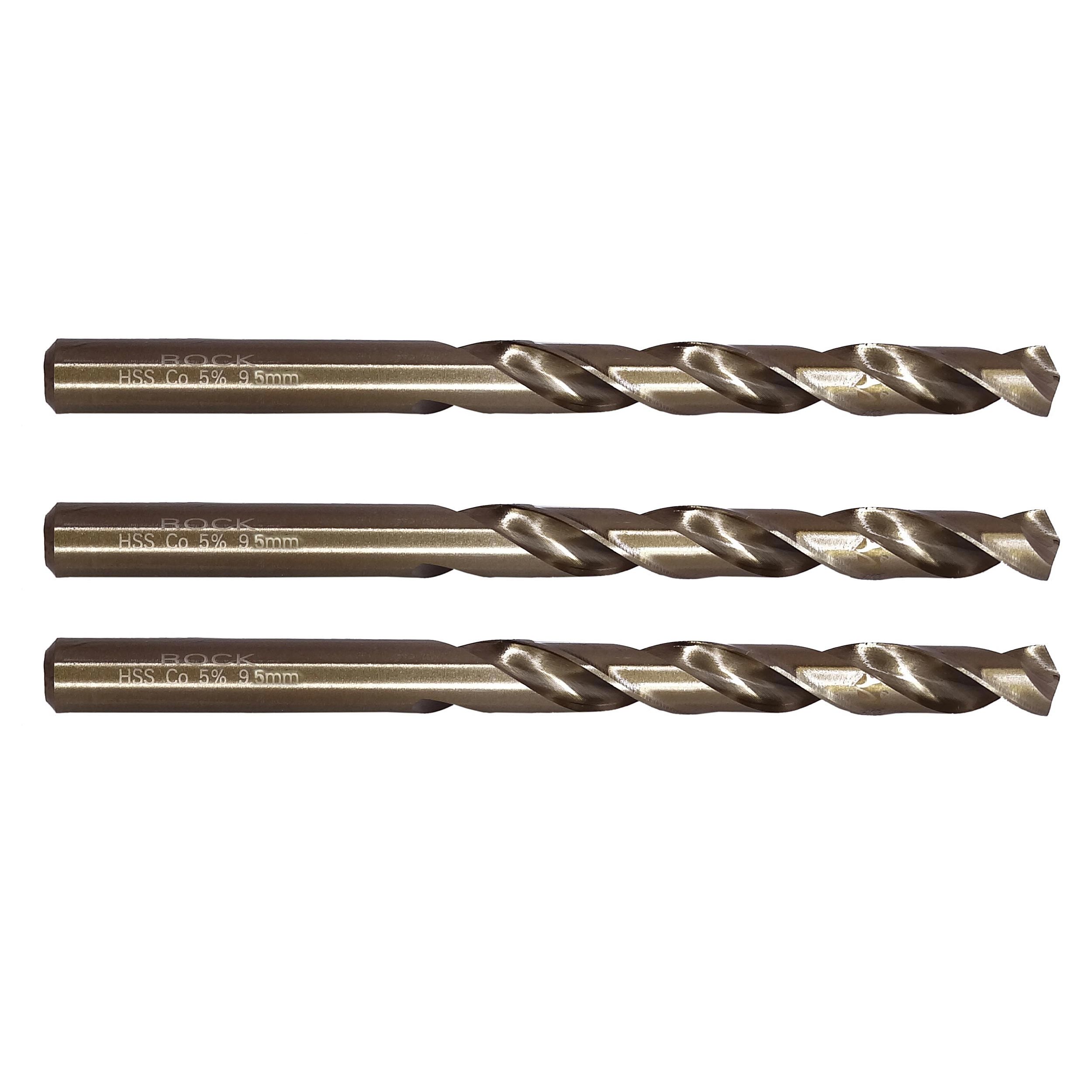 مته فلز کبالت راک مدل ART-RK-9.5mm- سایز 9.5 میلی متر مجموعه 3 عددی
