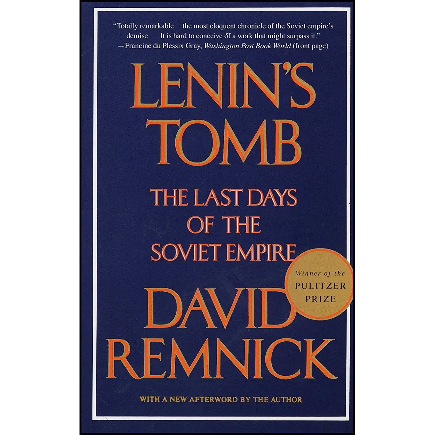 کتاب Lenin ;s Tomb اثر David Remnick انتشارات Vintage