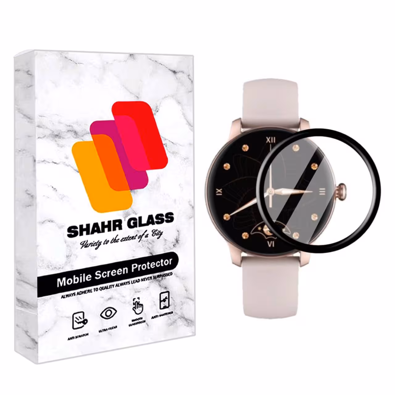 محافظ صفحه نمایش نانو شهر گلس مدل PMSR مناسب برای ساعت هوشمند کیسلکت Lady Watch L11