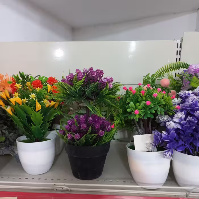 بوته و درختچه مصنوعی با گلدان