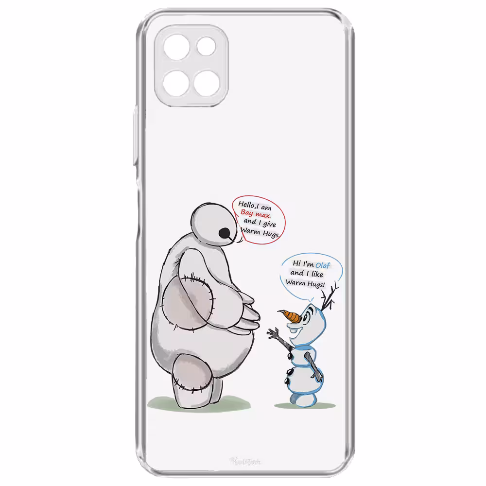 کاور طرح Olaf &amp; Baymax مناسب برای گوشی موبایل سامسونگ Galaxy A22 5G