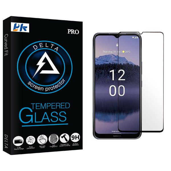 محافظ صفحه نمایش شیشه ای پی کی مدل Delta مناسب برای گوشی موبایل نوکیا G11 Plus | کالا برتری