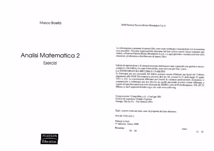 خرید و دانلود نسخه کامل کتاب Analisi matematica 2 : esercizi