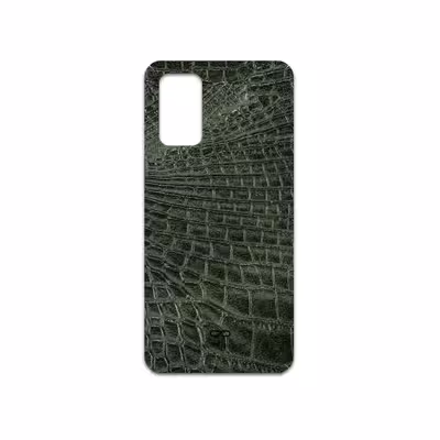برچسب پوششی ماهوت مدل Green-Crocodile-Leather مناسب برای گوشی موبایل شیائومی Redmi Note 9 4G