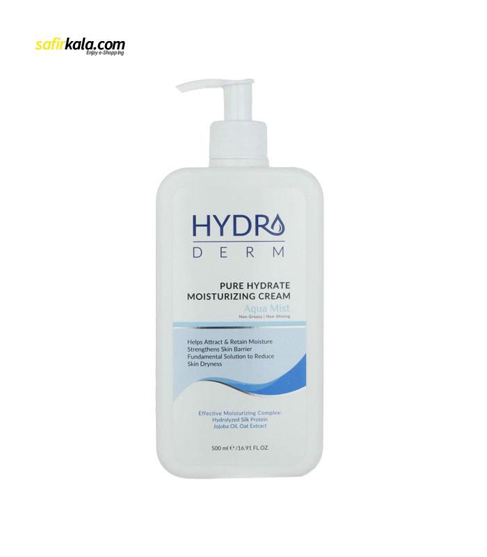 کرم مرطوب کننده و نرم کننده هیدرودرم مدل Aqua Mist حجم 500 میلی لیتر