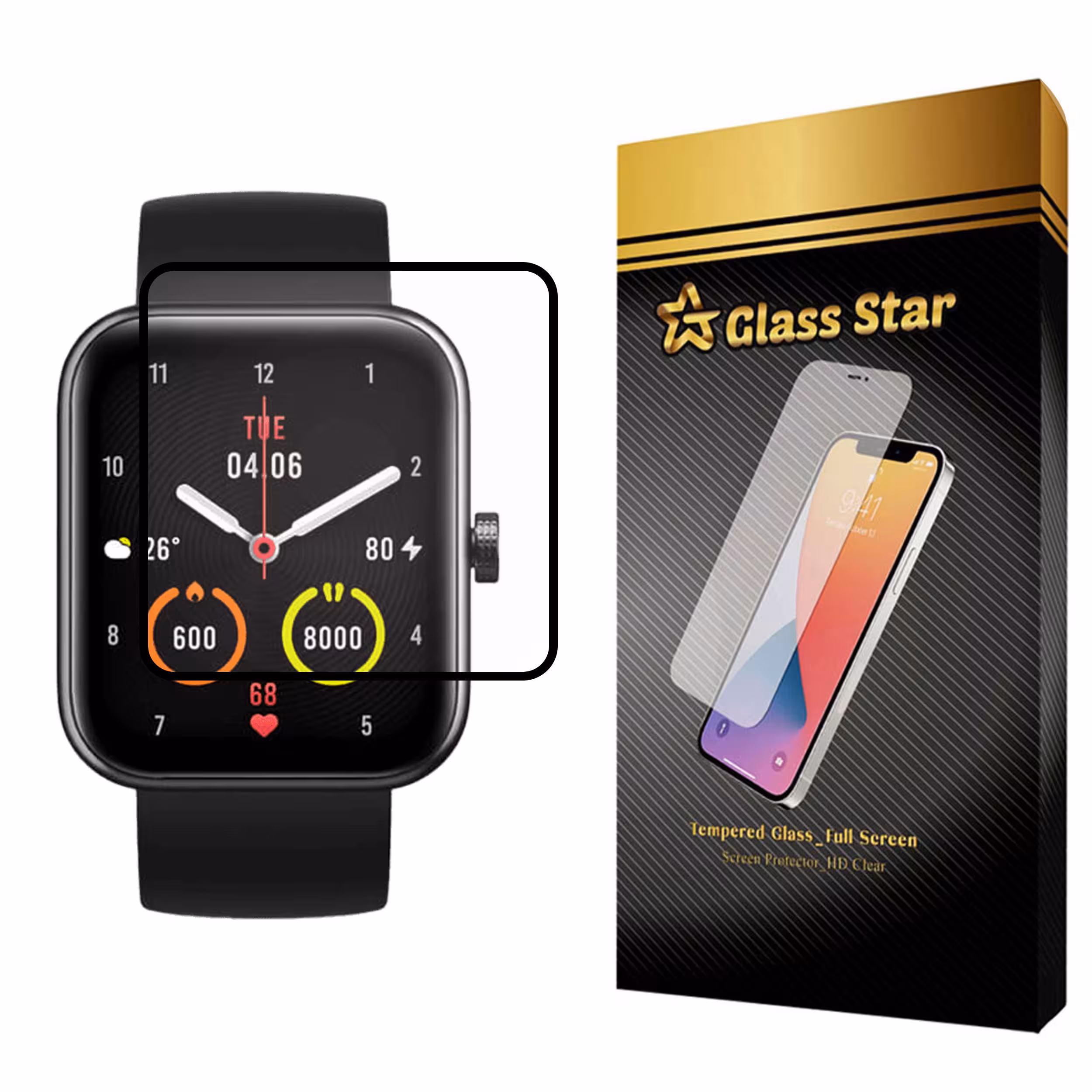محافظ صفحه نمایش گلس استار مدل PMGA مناسب برای ساعت هوشمند شیایومی maimo watch