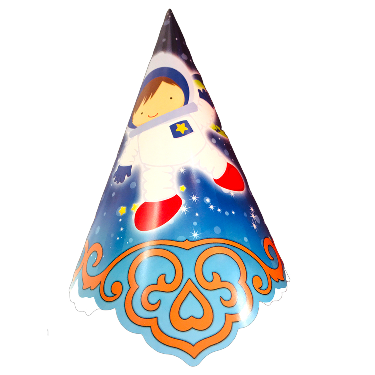 کلاه تولد مستر تم طرح فضانورد پلاس بسته 2 عددی