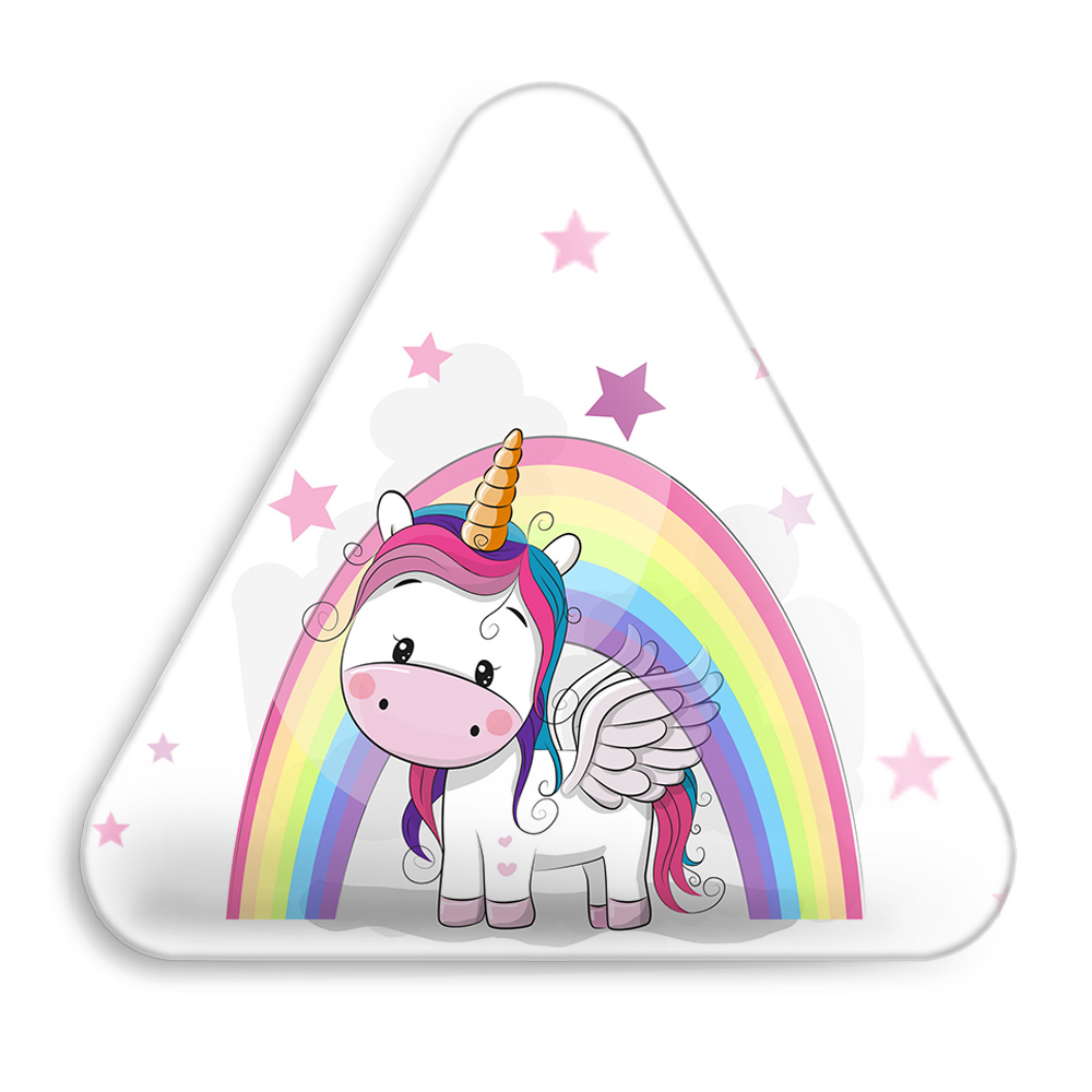 پیکسل خندالو طرح یونیکورن مدل مثلثی کد 3841