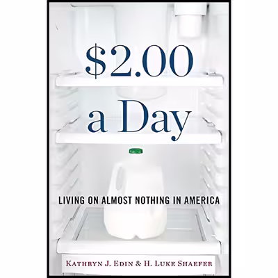 کتاب $2.00 a Day اثر Kathryn J. Edin and H. Luke Shaefer انتشارات Houghton Mifflin Harcourt