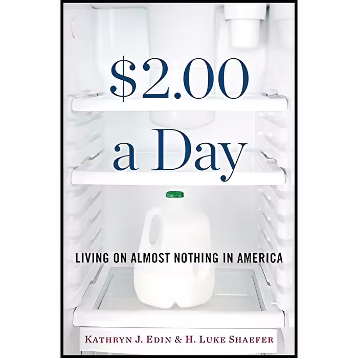 کتاب $2.00 a Day اثر Kathryn J. Edin and H. Luke Shaefer انتشارات Houghton Mifflin Harcourt