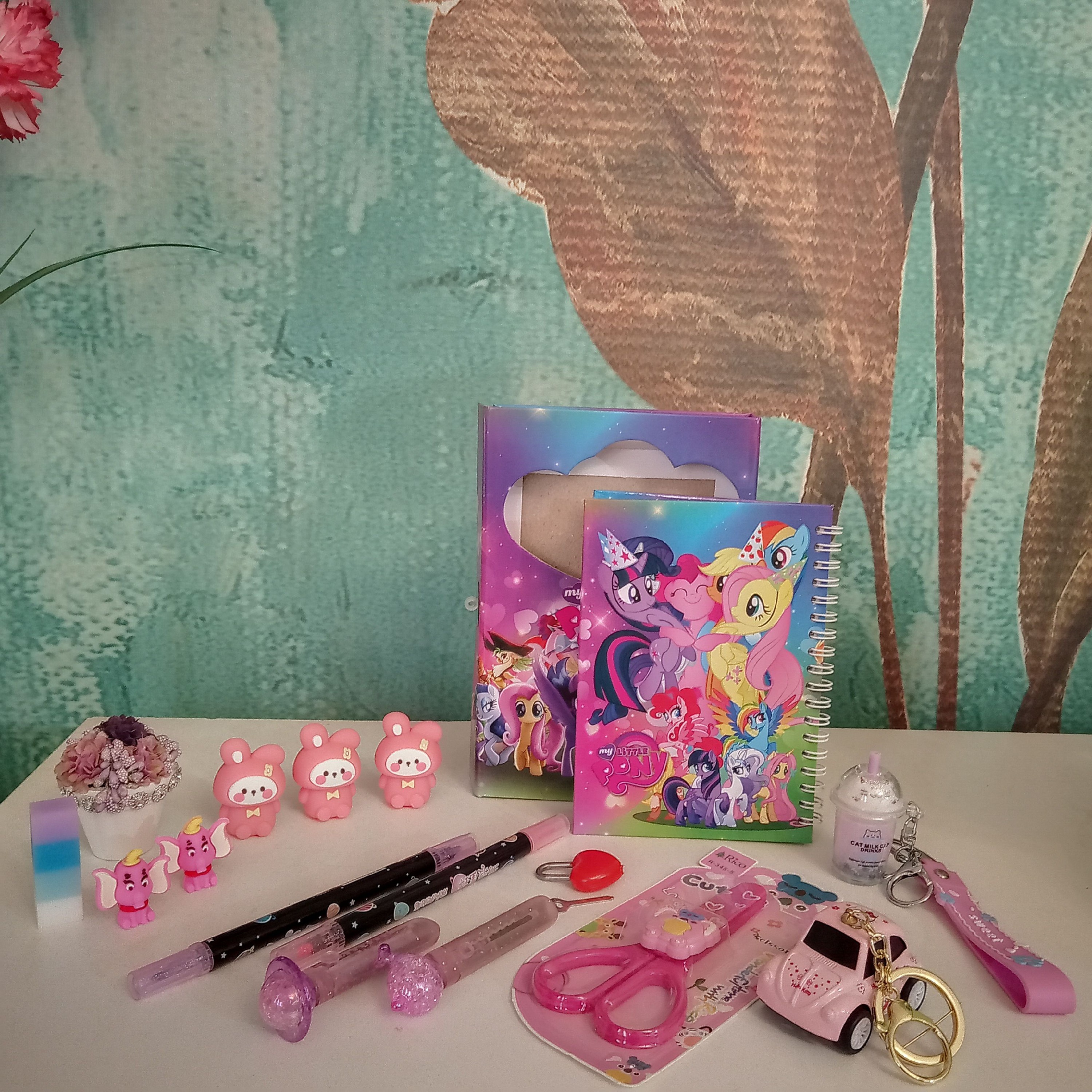 دفترچه قفل دار  کارتون پونی 