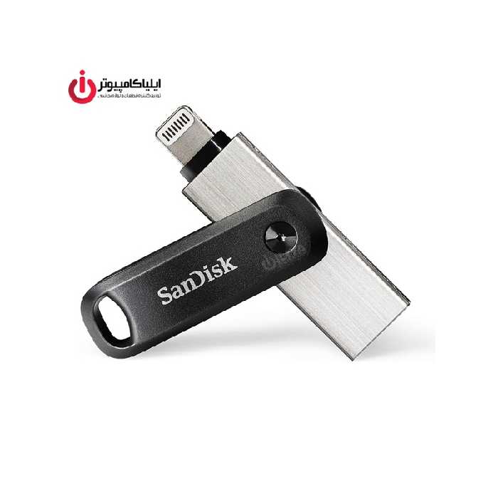 فلش مموری OTG USB3.0 Lightning سن دیسک مدل SDIX70N ظرفیت 64 گیگابایت