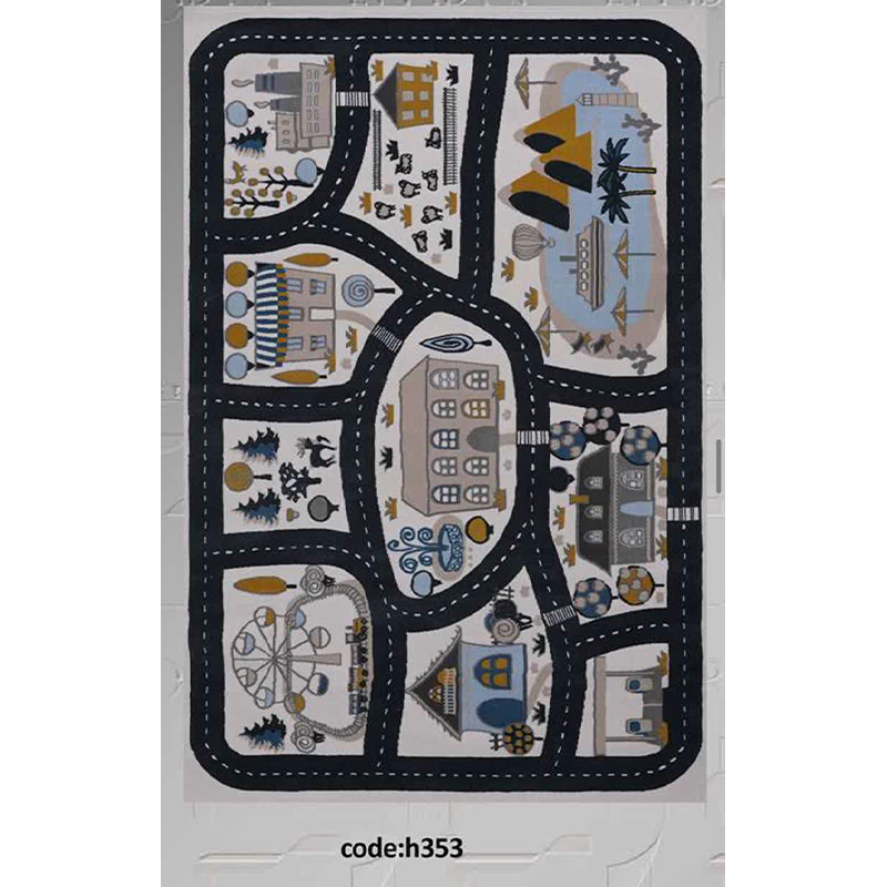 قالیچه کودک درجه1 ماشینی، در ابعاد مختلف، باترمزفرش، کد h353