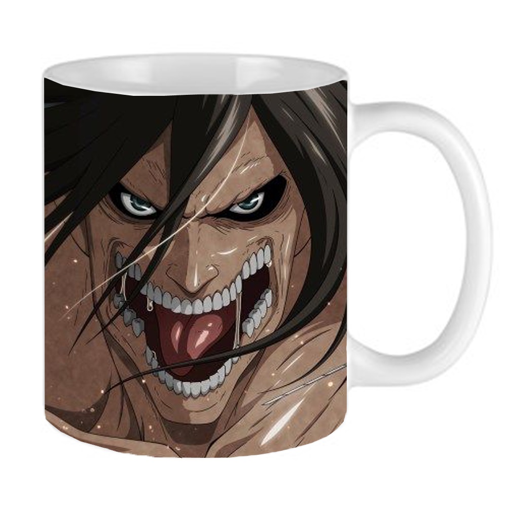 ماگ طرح انیمه attack on titan مدل LS20573