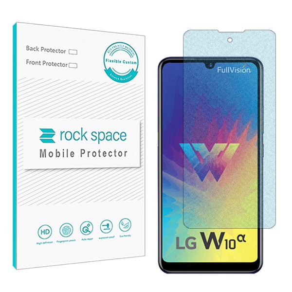 گلس ال جی (LG) W10 Alpha مدل نانو هیدروژل مات آنتی بلو برند راک اسپیس کد S