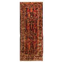 فرش دستبافت کناره طول سه متر مدل نقشه بلوچ  کد 33.1854