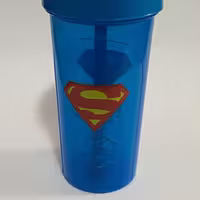 شیکر ورزشی مدل superman گنجایش 0.7 لیتر رنگ آبی کد2