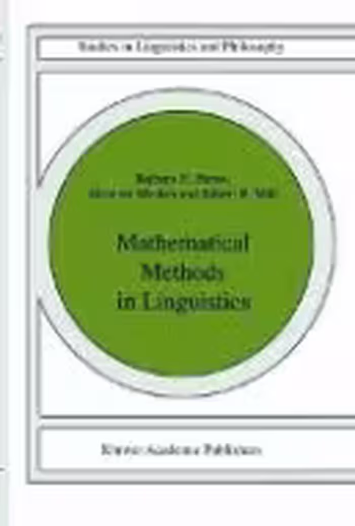 خرید و دانلود نسخه کامل کتاب Mathematical Methods in Linguistics